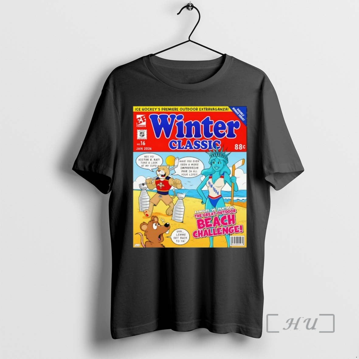 Trending 2026 Winter Classic Rangers Vs Panthers The Great Outdoor Beach Challenge Premium T Shirts