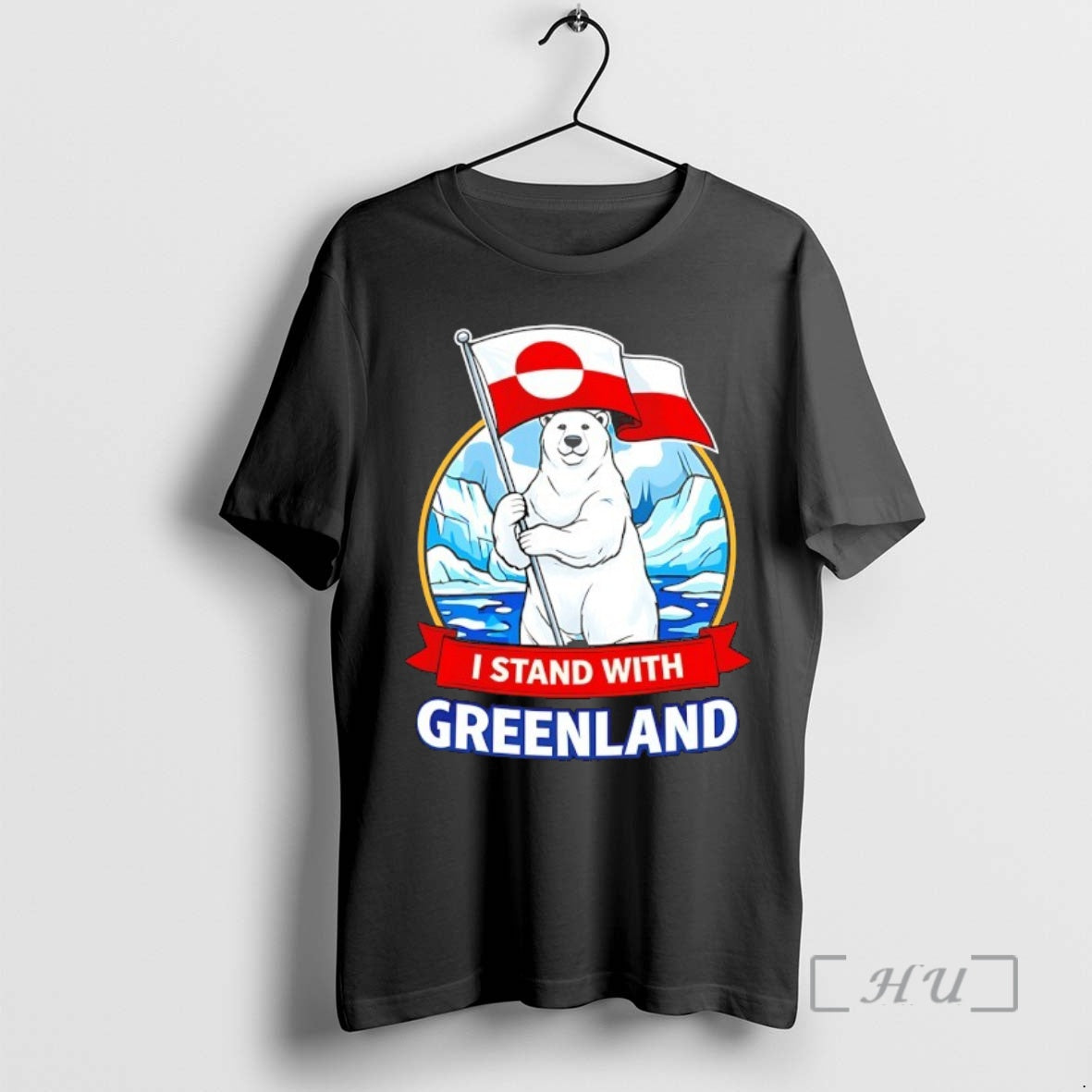 Trending I Stand With Greenland Polar Bear Flag