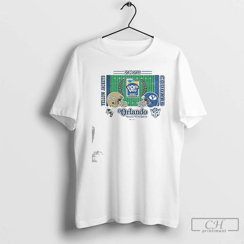 Classic 2025 Pop Tarts Bowl 2 Team Georgia Tech Yellow Jackets Vs Byu Cougars Head