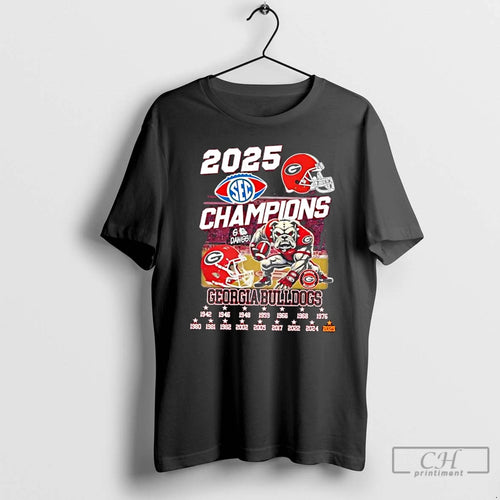Classic 2025 Sec Champions Go Dawgs Georgia Bulldogs All Times