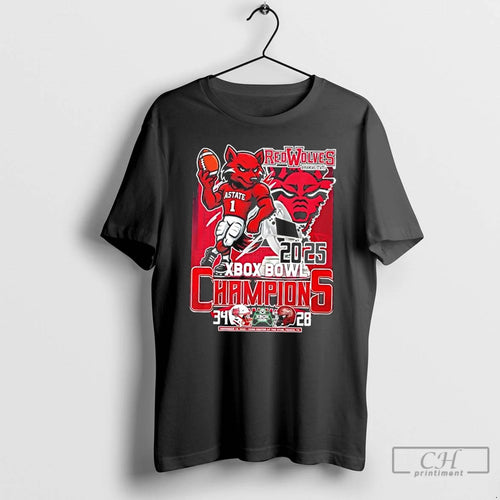 Classic 2025 Xbox Bowl Champions Red Wolves Arkansas State Mascot