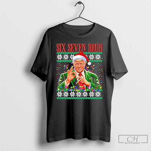 Classic 6 7 Bruh 67 Trump Ugly Christmas