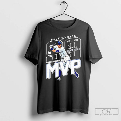 Classic Aaron Judge Back To Back 2024 25 American League Mvp