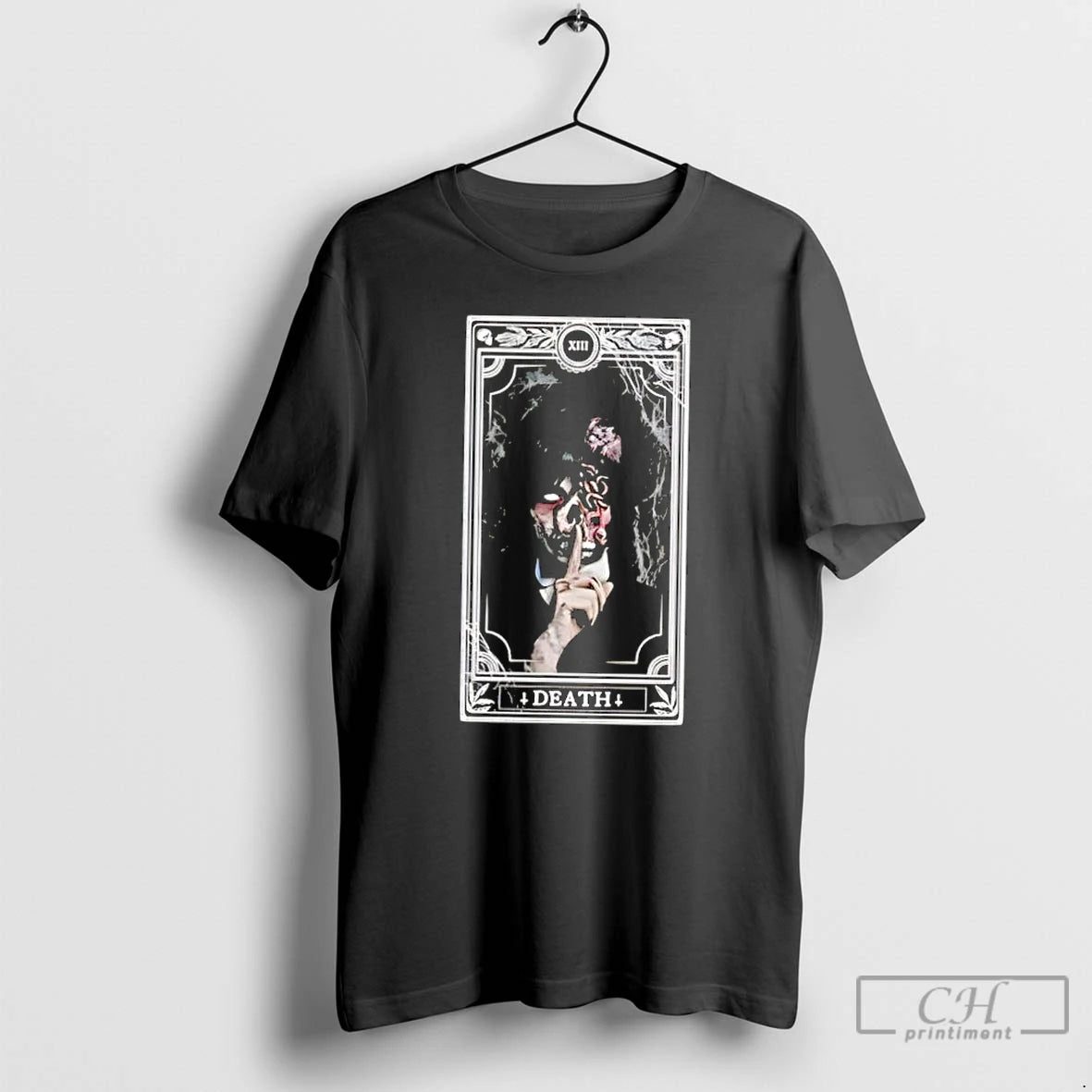 Classic Addams Death Tarot Card Xiii Gothic