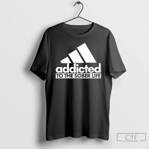 Classic Addicted To The Sober Life Logo