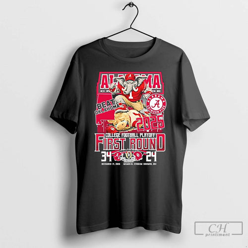 Classic Alabama Beat Oklahoma Mascot Cfp First Round 34 24 Score