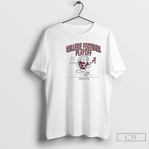 Classic Alabama Football Cfp Mascot 2025 2026 Circle White