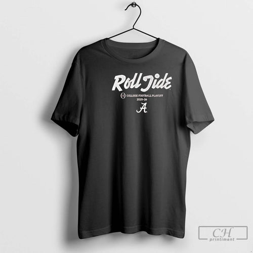 Classic Alabama Football Roll Jide 2025 Cfp Team Slogan Circle Black