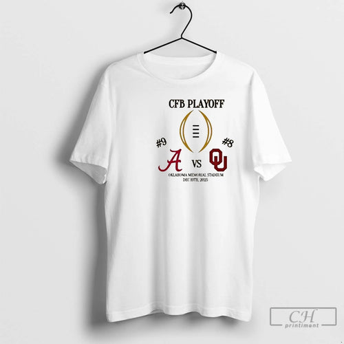 Classic Alabama Vs Oklahoma Cfp Playoffs Oklahoma Memorial Stadium Dec 19th 2025 Circle White