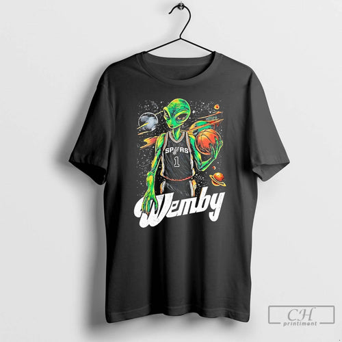 Classic Alien Wemby San Antonio Spurs Victor Wembanyama Graphic