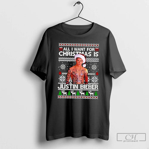 Classic All I Want For Christmas Is Justin Bieber