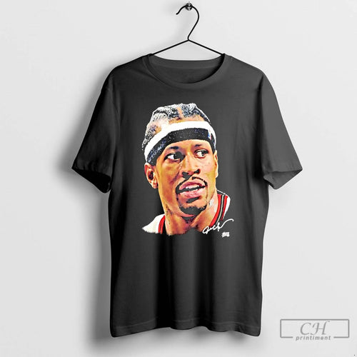 Classic Allen Iverson Philadelphia 76ers Real Big Face Signature