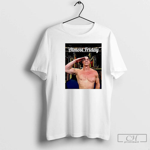Classic Almost Friday John Cena Salute Graphic
