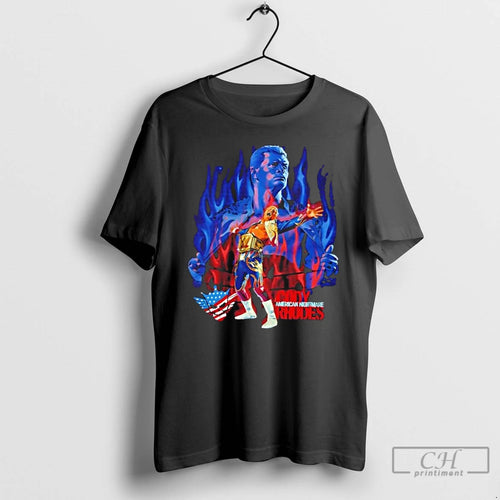 Classic American Nightmare Cody Rhodes Flames Graphic