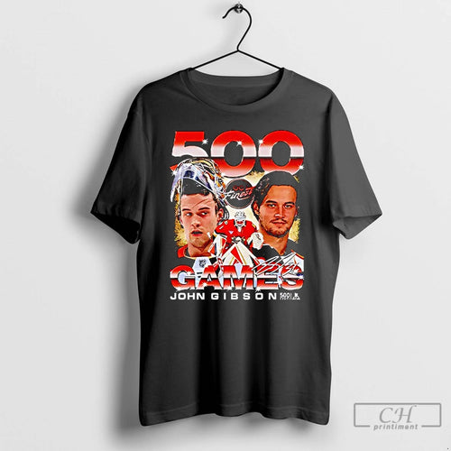 Classic Anaheim Ducks John Gibson 500 Games