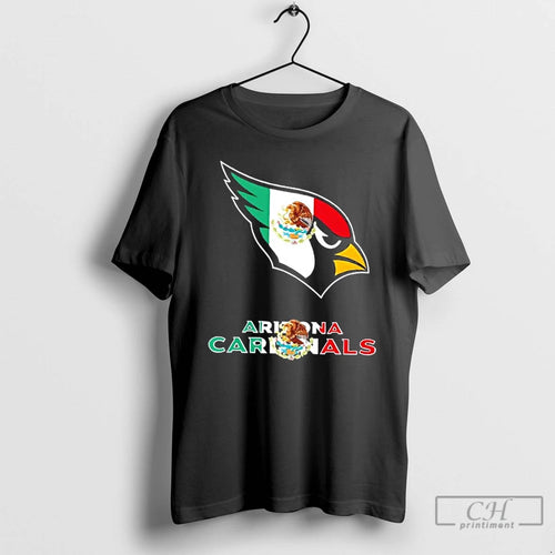 Classic Arizona Cardinals Football X Mexican Flag Logo