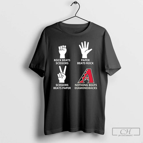 Classic Arizona Diamondbacks Nothing Beats Rock Beats Scissors Paper Beats Rock Scissors Beats Paper