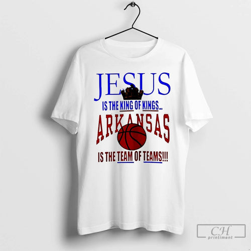 Classic Arkansas Razorbacks Basketball Jesus Is The King Of Kings