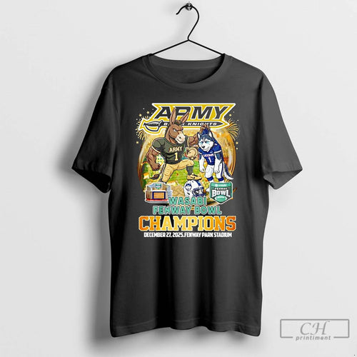 Classic Army Black Knights Football 2025 Wasabi Fenway Bowl Champions Mascot