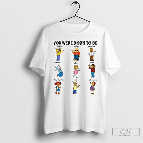 Classic Arthur And Friends You Were Born To Be Arthur Tv Show Cartoon T Shirts