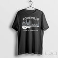 Classic Asheville Souvenir North Carolina Lover Music Guitar