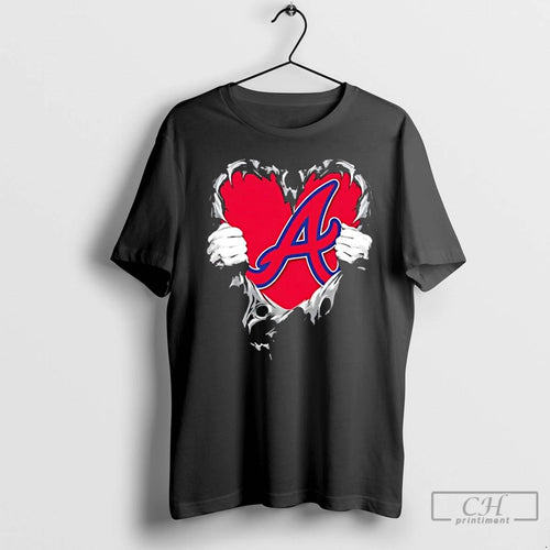 Classic Atlanta Braves Rip The Chest Forever In My Heart