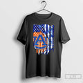 Classic Auburn Tigers Football X American Flag