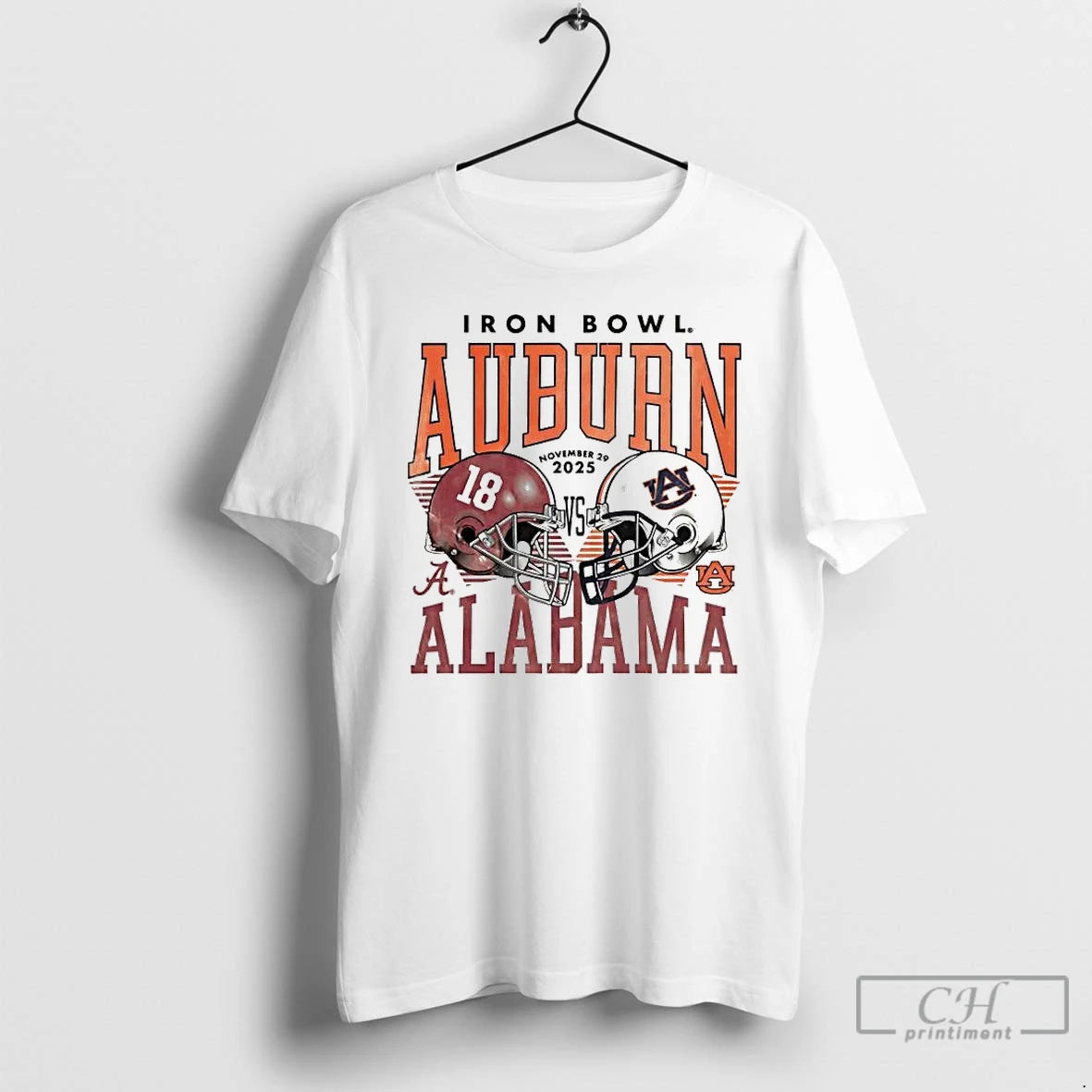 Classic Auburn Tigers Vs Alabama Crimsom Tide 2025 Iron Bowl Head To Head Matchup