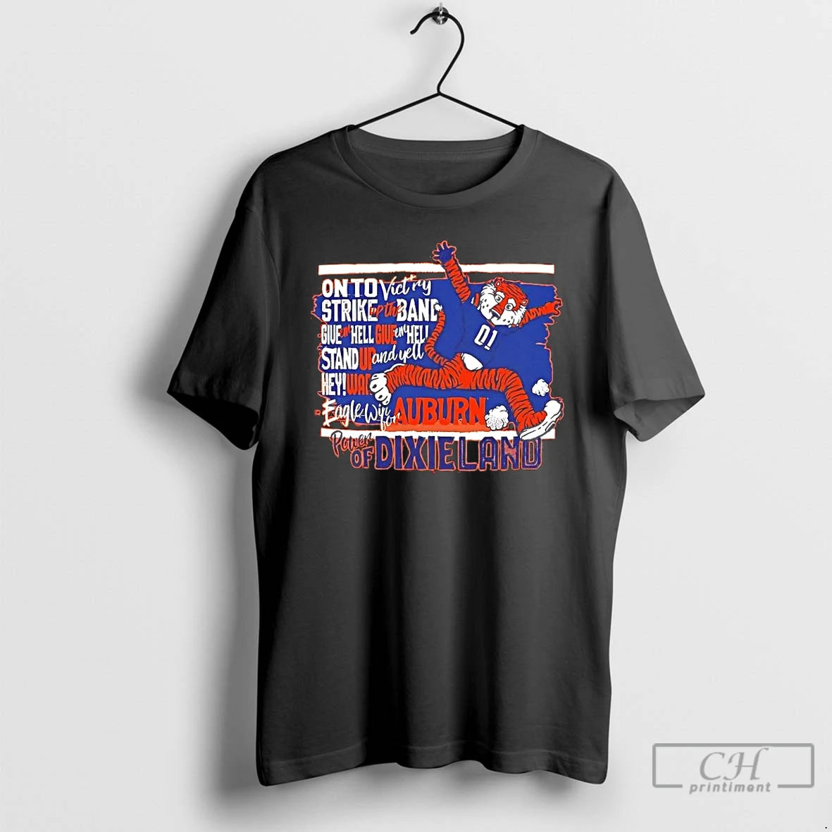 Classic Auburn Tigers Winning Chant On To Victory Strike Up The Band T Shirts Sweater
