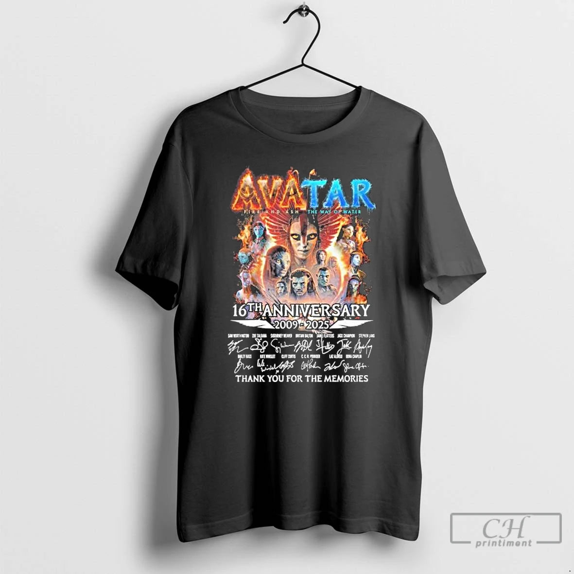 Classic Avatar Fire And Ash The Way Of Water 16th Anniversary 2009 2025 T Shirts