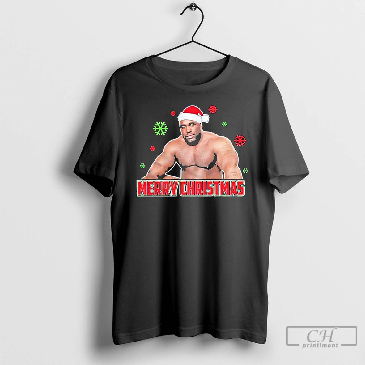 Classic Barry Wood Meme Well Endowed Man Santa Hat