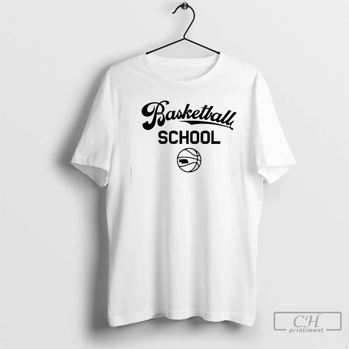 Classic Basketball School State Graphic