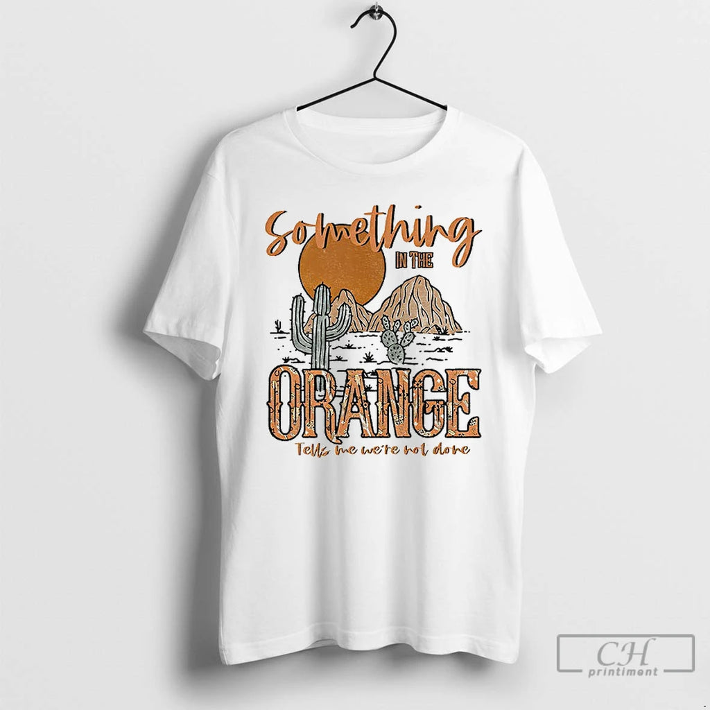 Classic Boho Cow Skull Something In The Orange