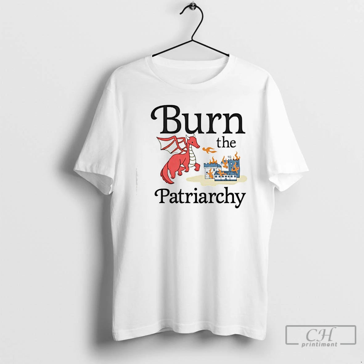 Classic Burn The Patriarchy Dragon