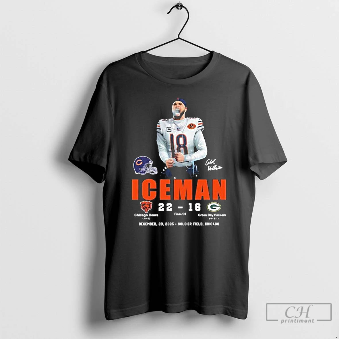 Classic Caleb Williams Iceman Bears 22 16 Packers