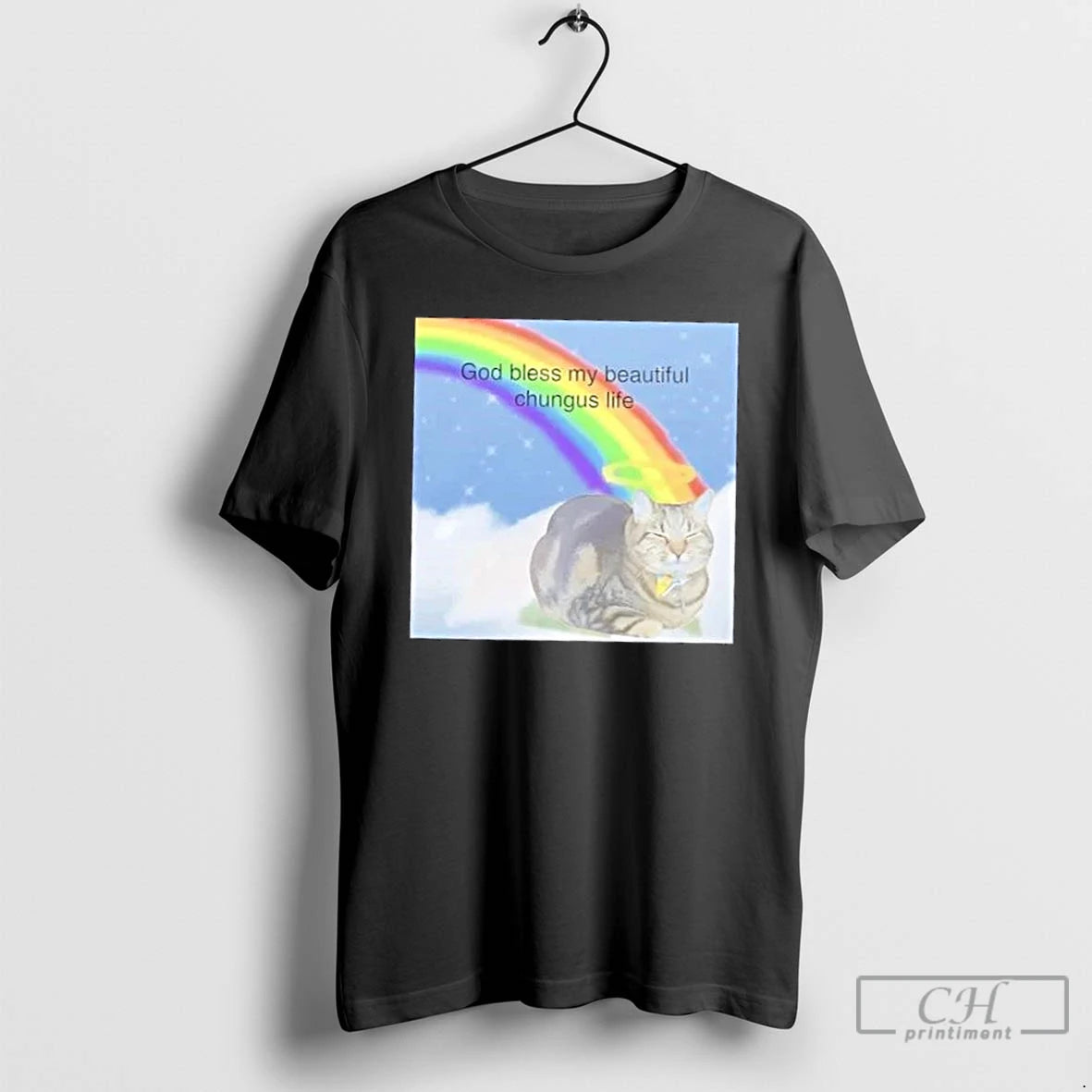 Classic Cat God Bless My Big Chungus
