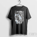Classic Chicago White Sox Baseball X American Flag