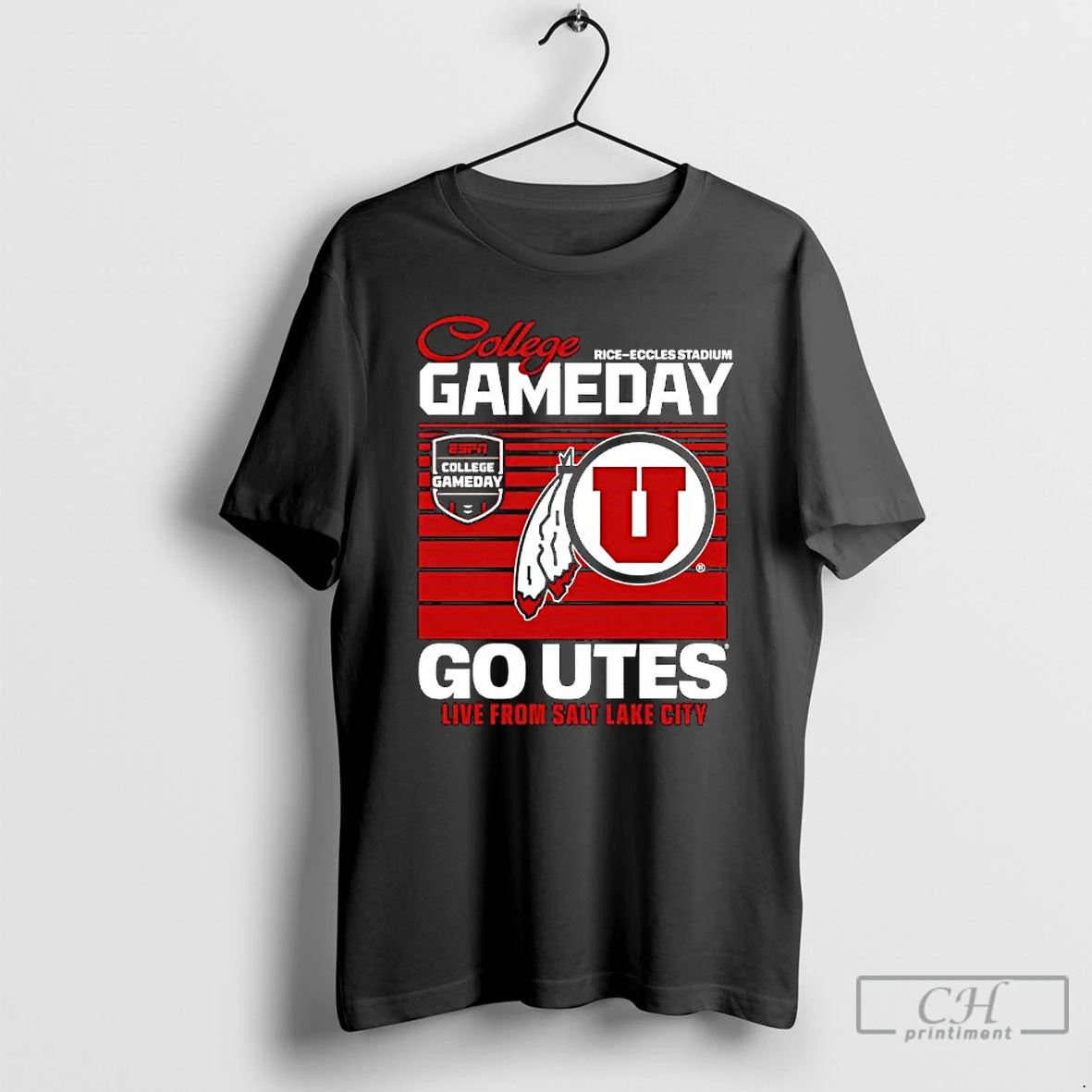Classic College Gameday Rice Eccles Stadium Go Utes Live From Salt Lake City T Shirts
