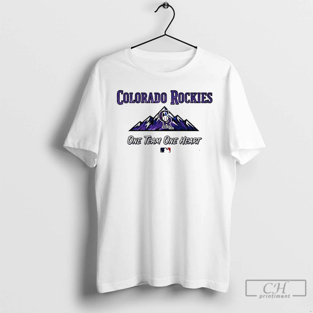 Classic Colorado Rockies One Team One Heart Mlb