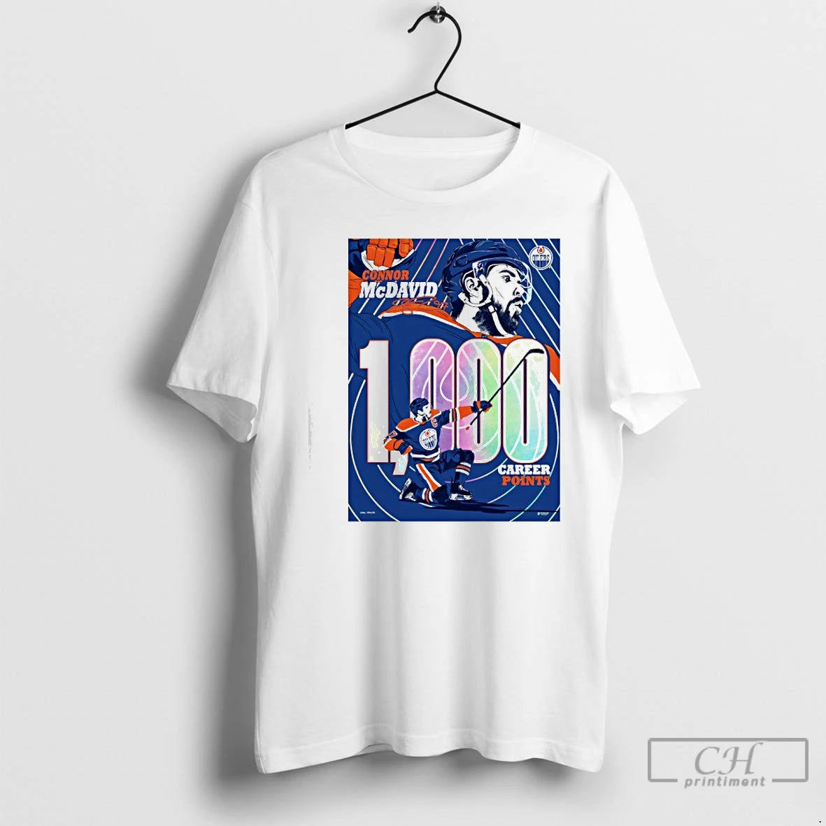 Classic Connor Mcdavid Edmonton Oilers 1000 Career Nhl Points Milestone