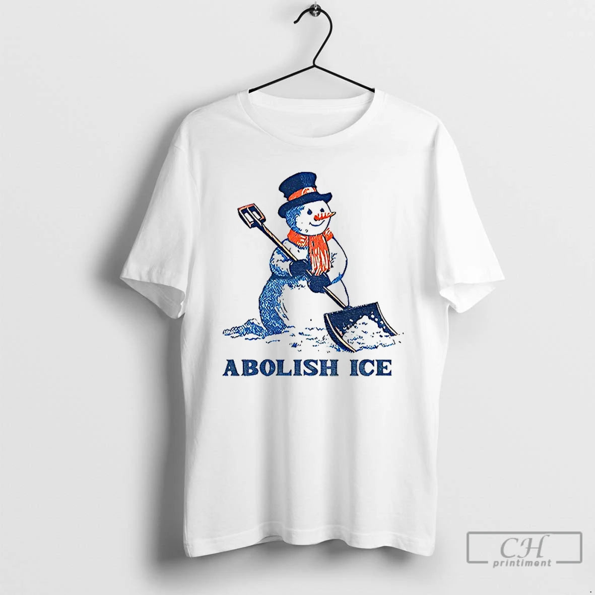 Classic Cute Snowman Abolish Ice Snow Christmas