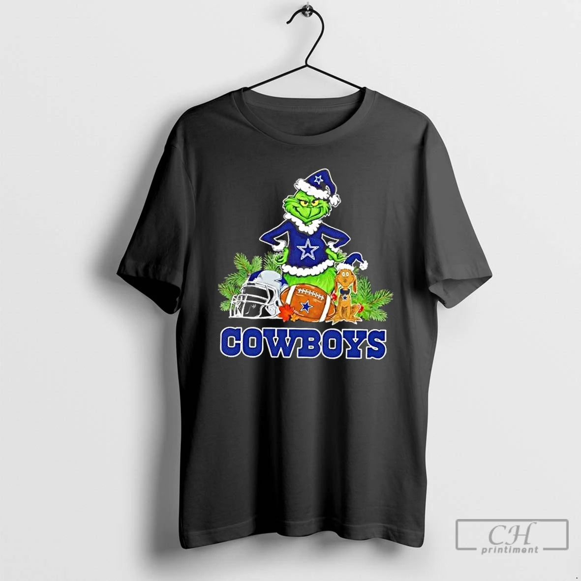 Classic Dallas Cowboys Football X Grinch And Max Dog Merry Christmas