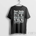 Classic Dead Santa All I Want Is For The Michigan State Spartans To Win The