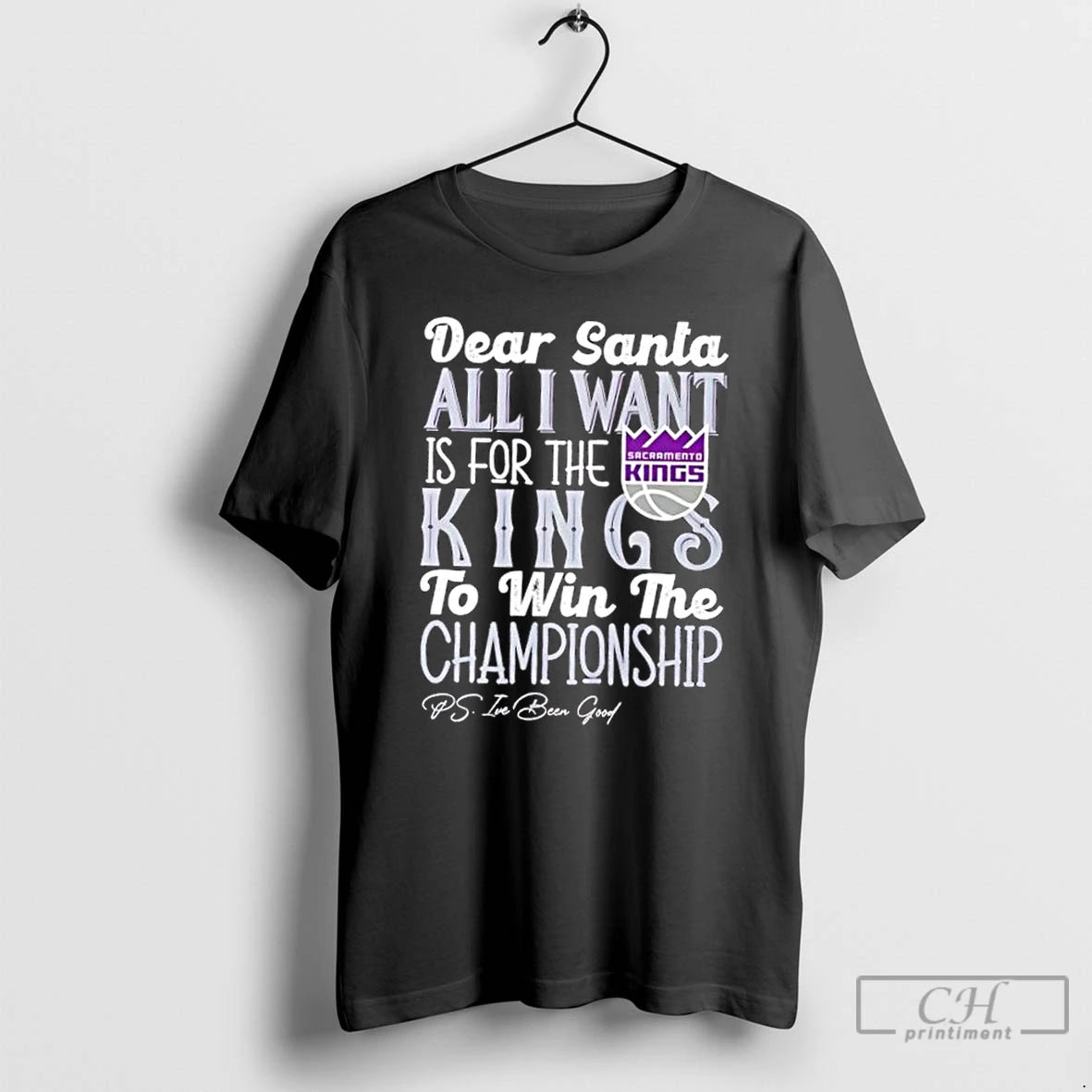 Classic Dear Santa All I Want Is For The Sacramento Kings To Win The Championship