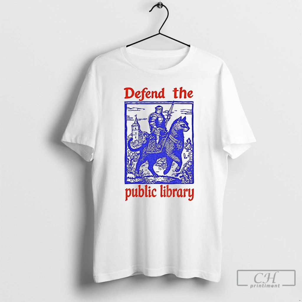 Classic Defend The Public Library Vintage