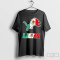 Classic Detroit Lions Football X Mexican Flag