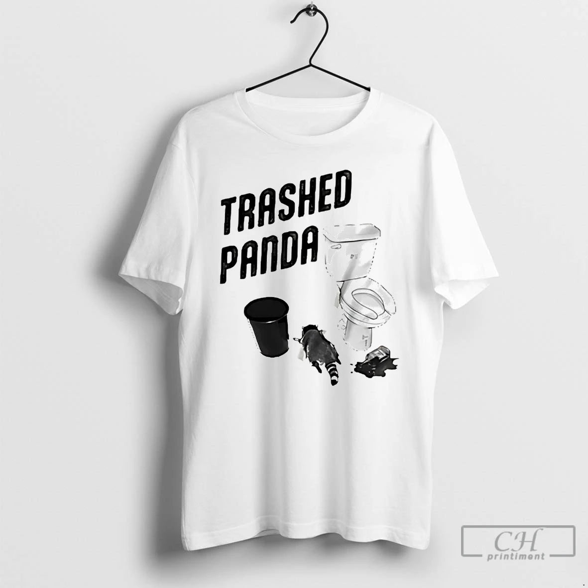 Classic Drunk Raccoon Trashed Panda