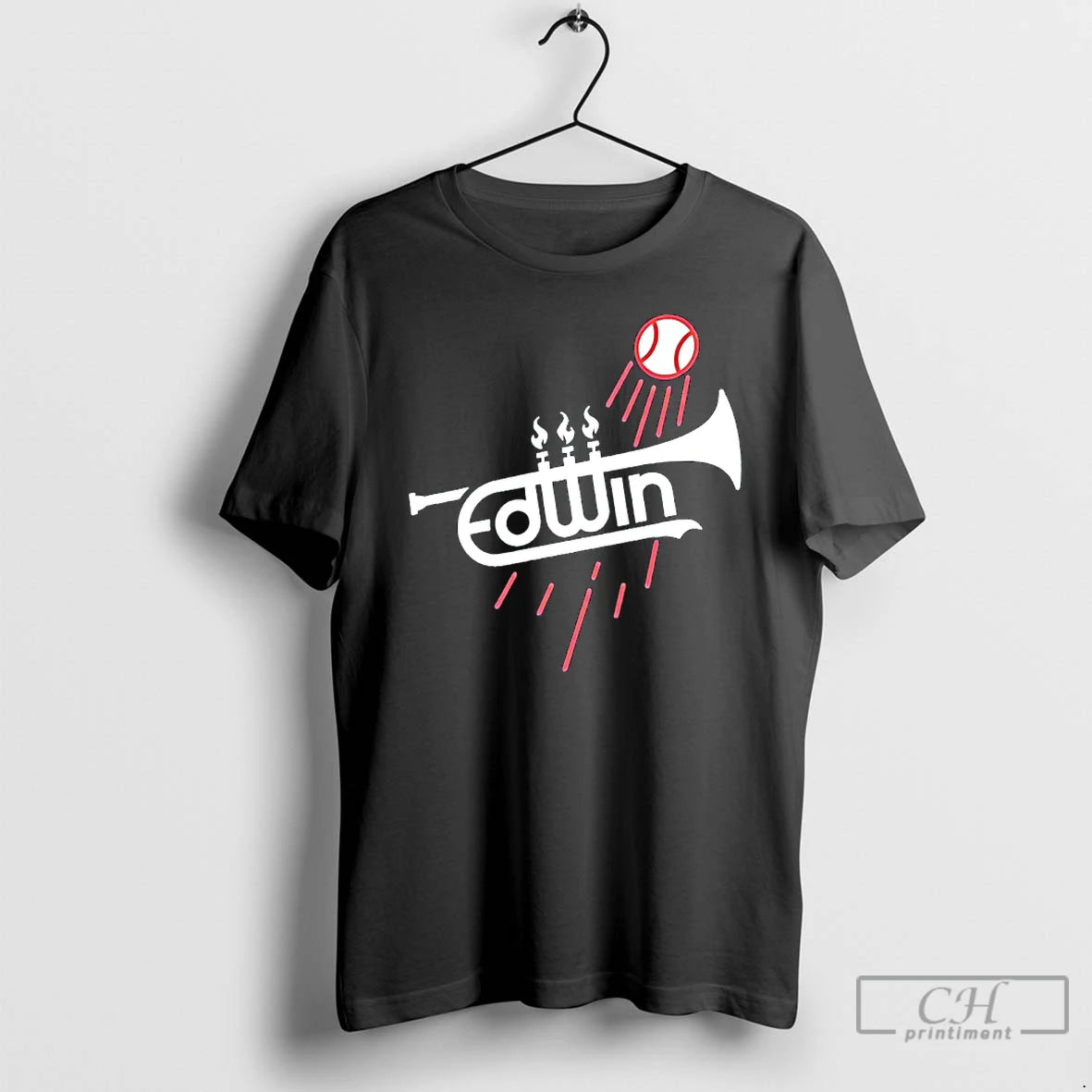 Classic Edwin Diaz Narco Trumpet Los Angeles Dodgers Prado Logo
