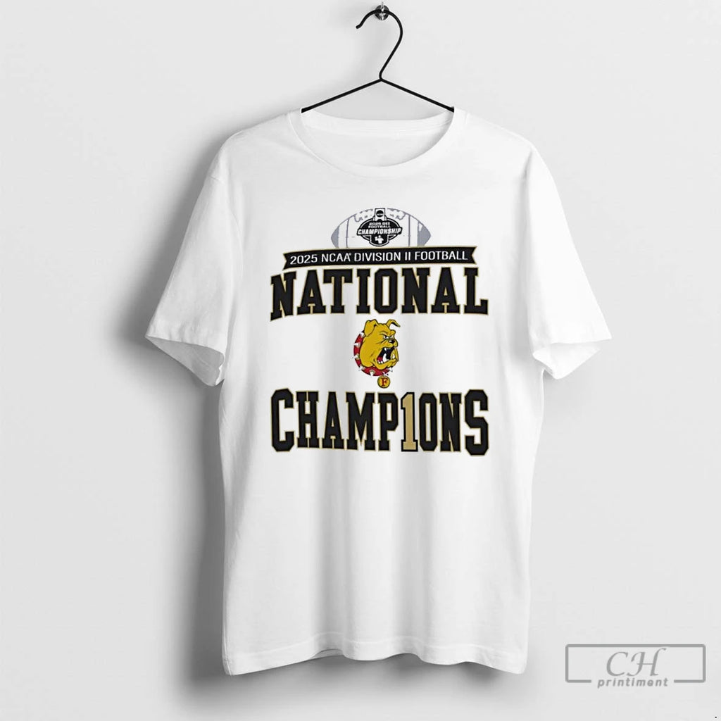 Classic Ferris State Bulldogs 2025 Ncaa Dii Football National Champions