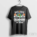 Classic Florida Gators Back 2 Back Champions Of Sunshine Showdown Go Gators T Shirts Sweater